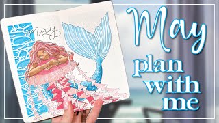 MAY 2024 PLAN WITH ME | Tropical Mermaids