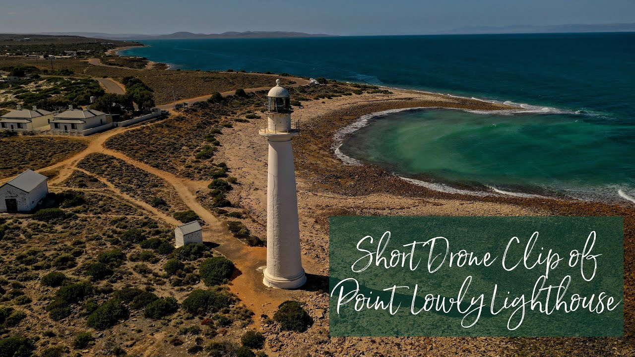 Point Lowly Map Short Drone Clip Point Lowly Lighthouse - South Australia - YouTube