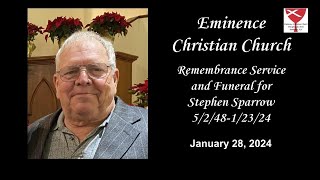 Remembrance Service and Funeral for Stephen Sparrow