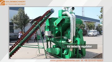 HJ-6000 Peanut Sheller Machine Structure & Working Show | Peanut Shelling Machine Price in China