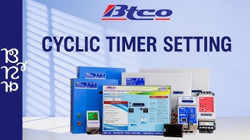 How to Set Cyclic Timer on BTCO Submersible Motor Starters - Kannada Tutorial
