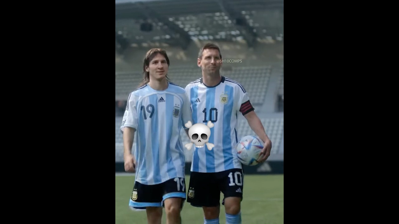 Messi vs Young Messi 😈🏆