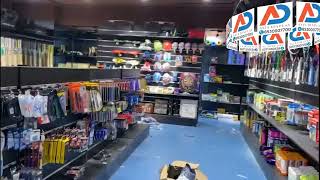 Sports shop furniture by Axis  Display Racks  planning  a shop contact us 8530007700