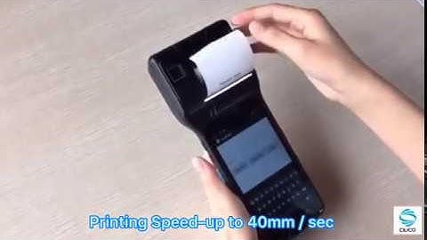 CM550X handheld computer with thermal printer