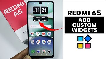 How to Add Custom Widgets on Home Screen in Redmi A5