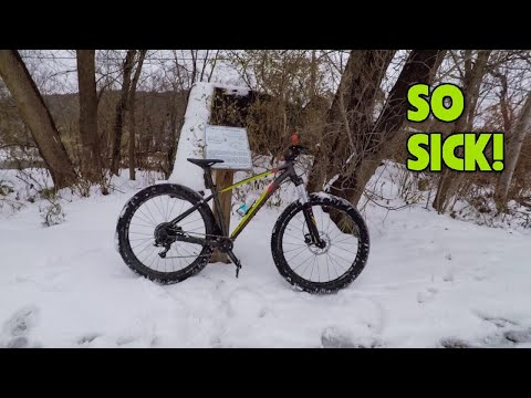 plus bike in snow