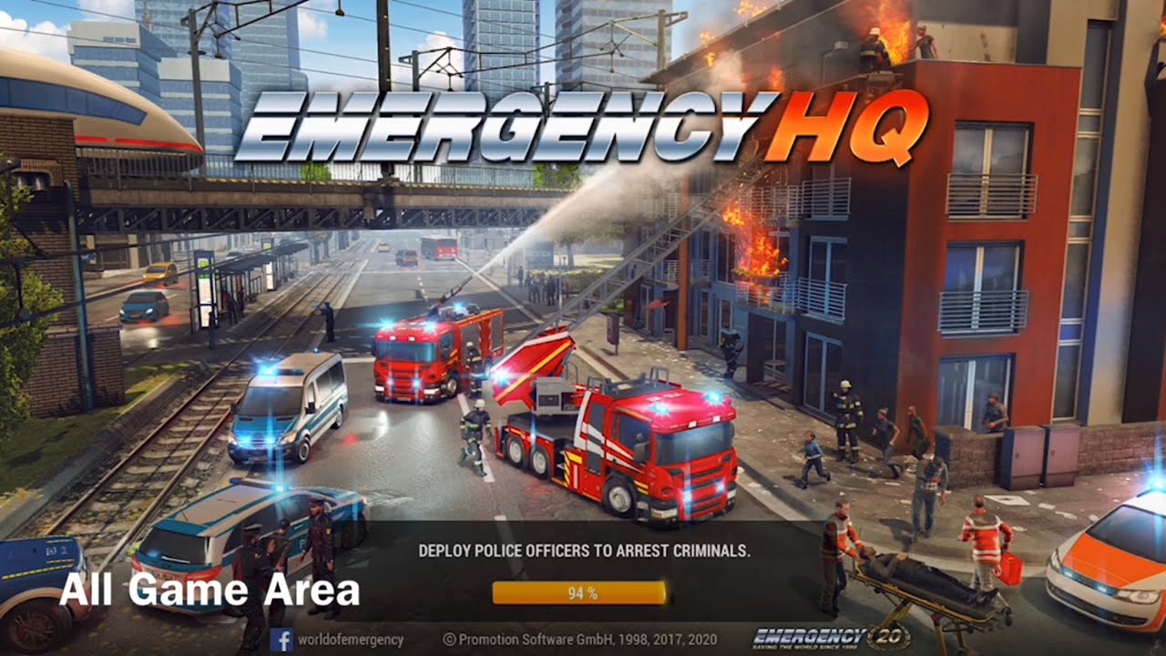 เกมส์รถดับเพลิง  Update  วิธีเล่นเกมส์Emergency \u0026 Rescue เกมส์รถดับเพลิง กู้ภัย รถชน ไฟไหม้ ภาพเสมือนจริงที่สุด Emergency HQ
