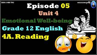 05 Grade 12 English Unit 4 Emotional Well-being 4A Reading