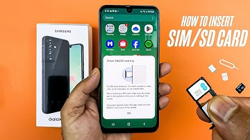 Samsung Galaxy A26 5G - How to insert the SIM/MicroSD card?