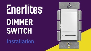 Enerlites Dimmer Switch | Installation