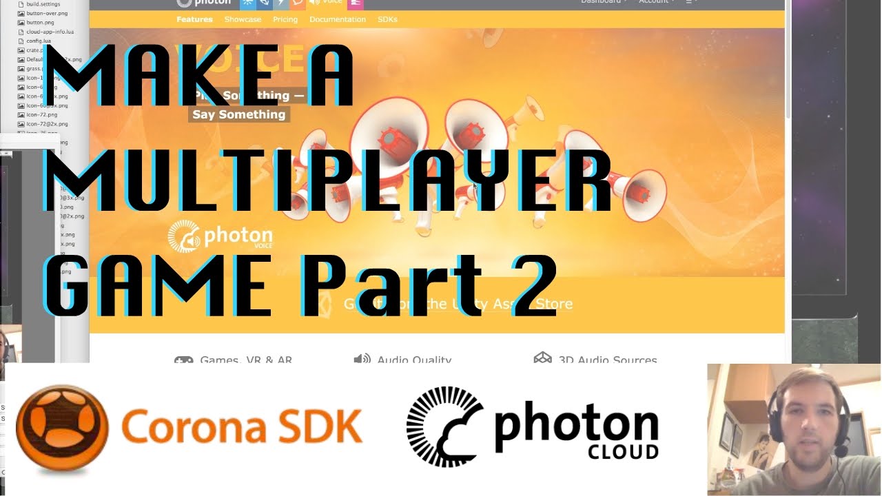 Corona Sdk Game With Photon Cloud Part 2 Tylermakes Youtube