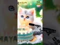 Haya's Special Birthday Song 🎉 | Personalized Happy Birthday with Adorable Cat