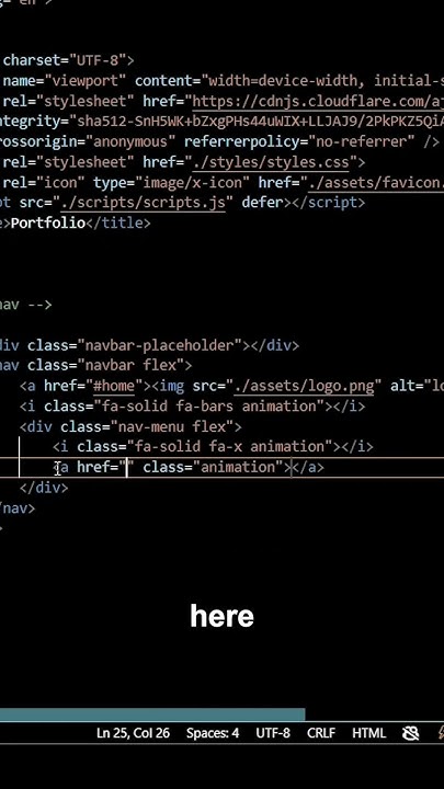 Create HTML Navigation Links FAST | Beginner’s Guide to HTML & CSS ...