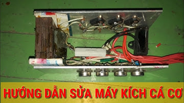 Hướng dẫn sửa máy kích cá,kiểm tra và thay thế sò/Instructions to fix fish injection machines