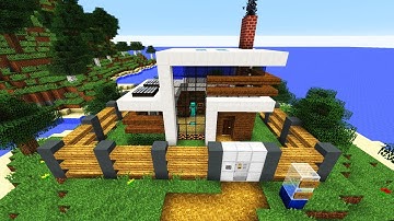 Self Building Minecraft Redstone House!