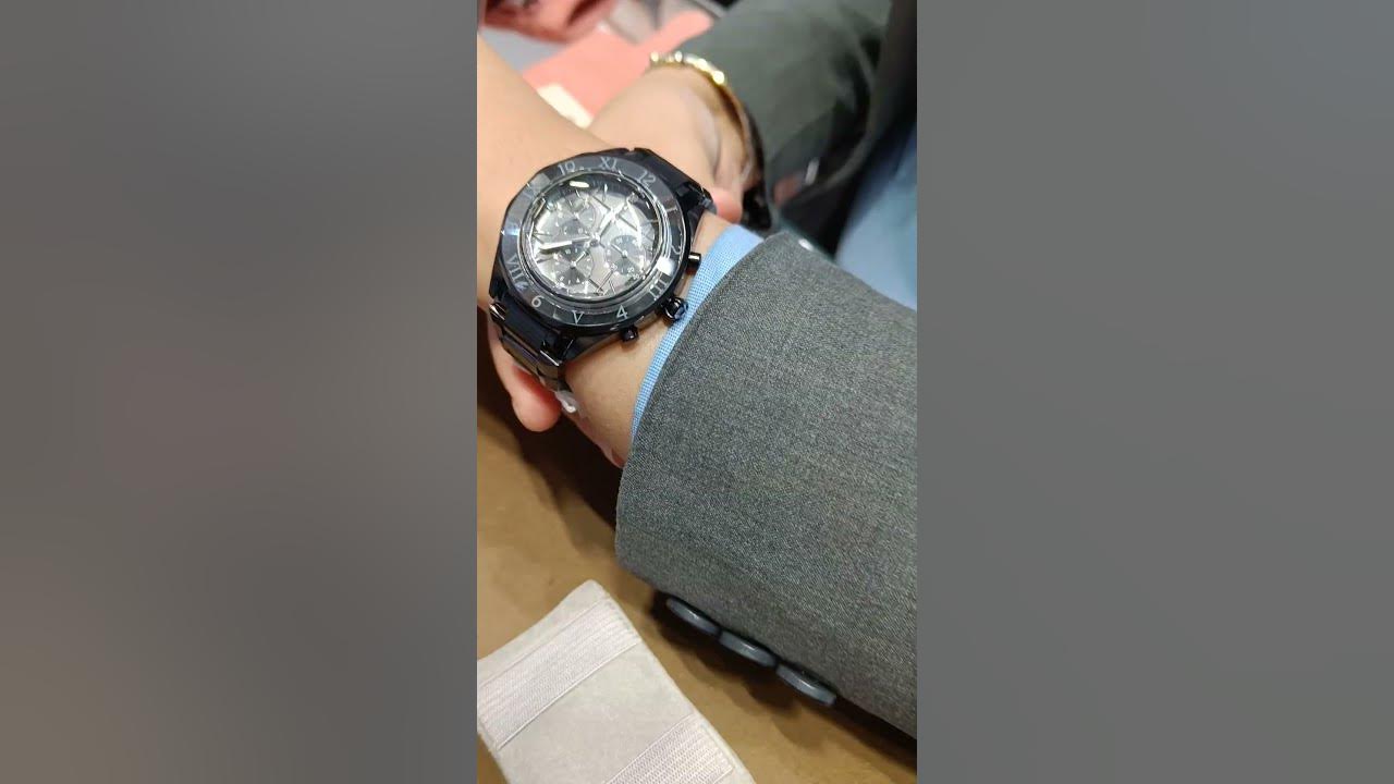Swarovski Watch Swiss Made, Metal bracelet, Black, Black finish 5641393  #swarovskiwatch #swarovski - YouTube