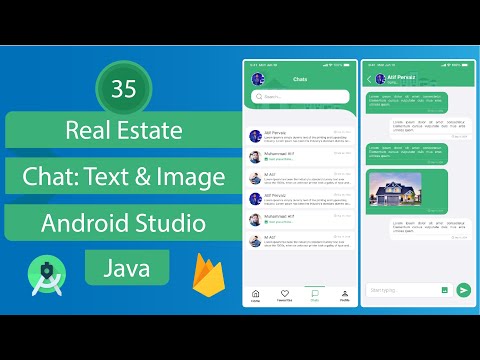 Real Estate App - 35 Chat - Android Studio - Java