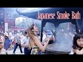 Japanese Smoke Bath at the Sensoji Temple