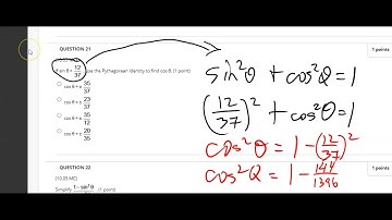 9.04 Pythagoras, Trigonometry and Quadrants