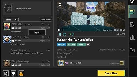 Bgmi wow Parkour map code 20053 Parkour find your destination ⛳ #bgmi #bgmilive  #parkour