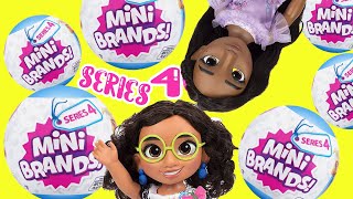 Mini Brands Series 4 Opening with Disney Encanto Mirabel and Isabela Dolls (Zuru)