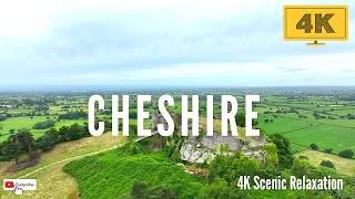 Exclusive 4K Scenic Relaxation Video of Cheshire - Nature - Forest - Coastal | Drone Footage 4K