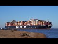 Ultra large containership MSC ISABELLA arriving at the Port of Felixstowe 26/4/22
