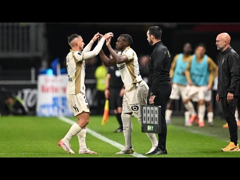 ملخص لمسات سعود عبدالحميد امام رين بالدوري الفرنسي لعب 10 دقائق فقط