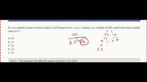 Div. 16- If n is a positive integer and the product of all integers from 1 to n... 990?