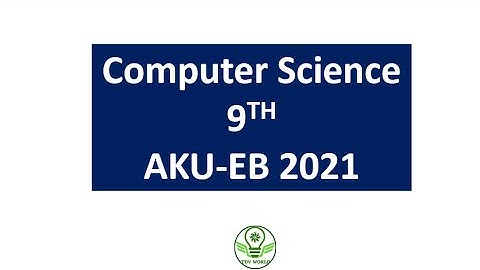 CS Paper | AKU-EB 2021 9th