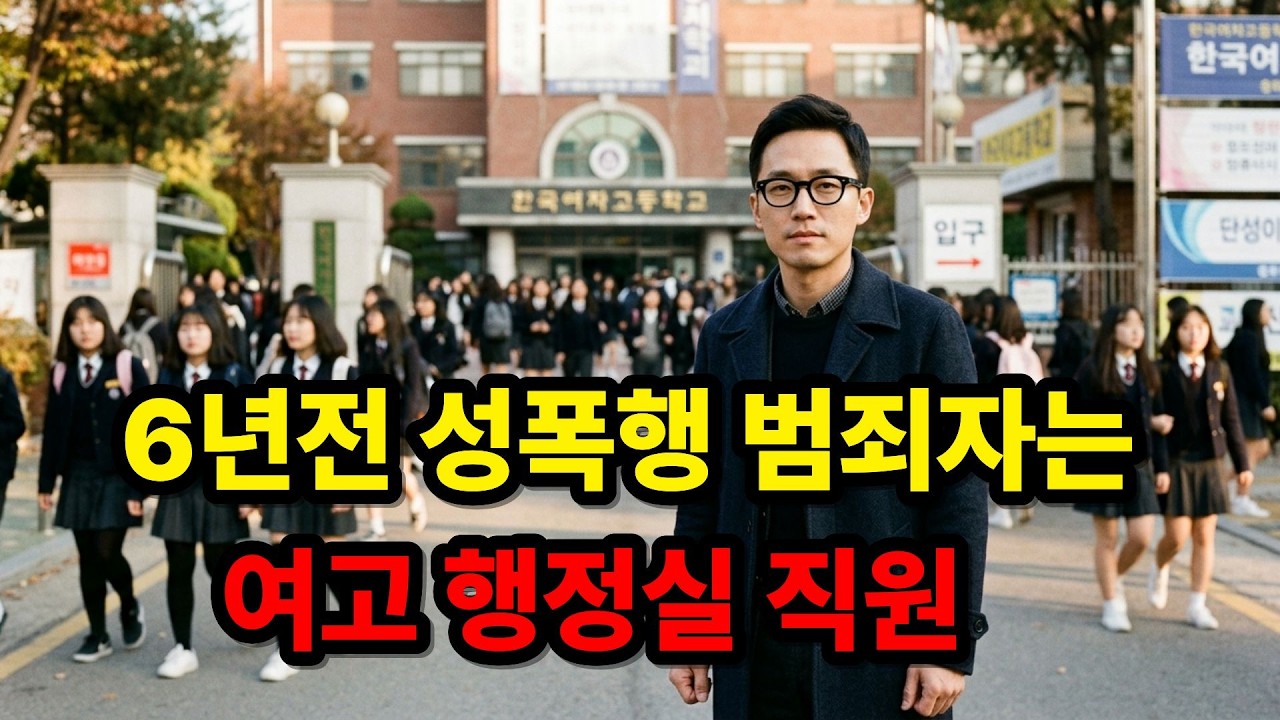 2013년 성폭행범  ...6년 뒤 여고 행정실에서 검거된 충격적 사건.