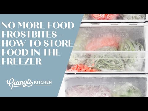 Storing food in the freezer