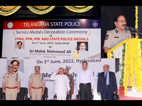 Service Medals Presentation Ceremony at Ravindra Bharathi | 3rd June 2022 | TSSP | Telangana Police