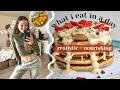 VEGAN what I eat in a day!  ( realistic + healthy nourishing meals )