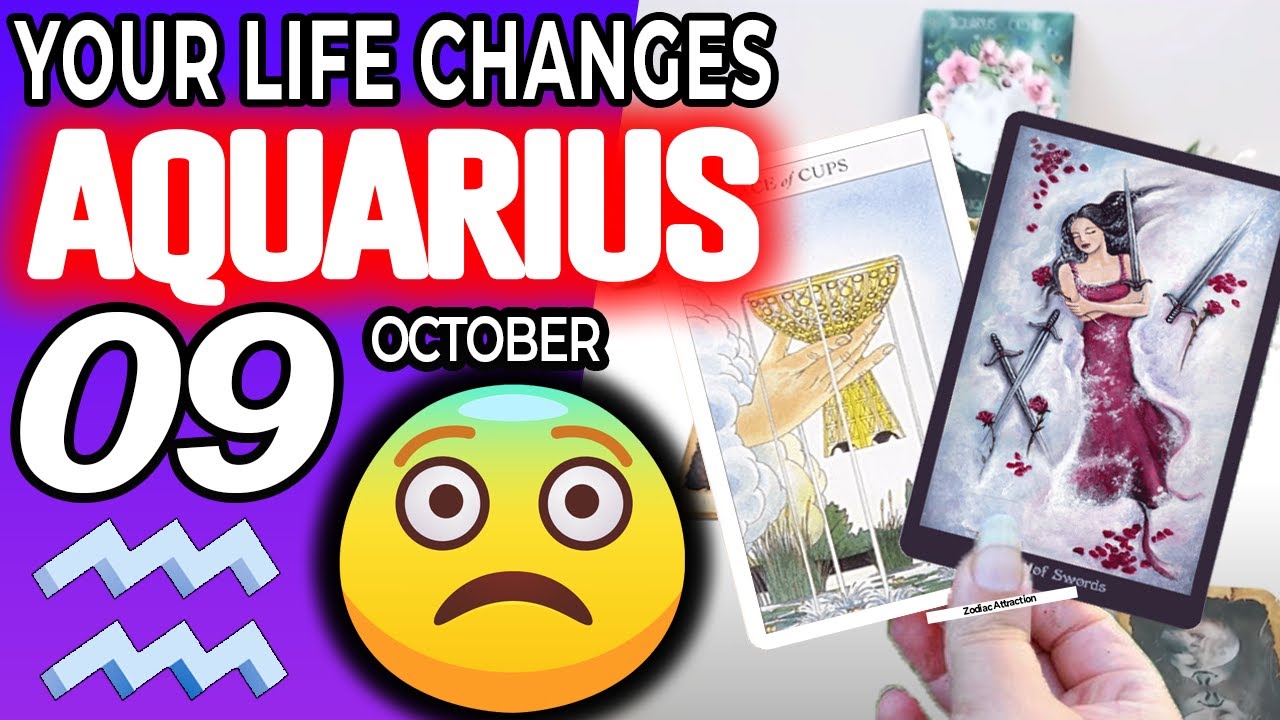 Aquarius ♒ YOUR LIFE CHANGES 😨 😱 Horoscope for Today OCTOBER 9 2022 ♒