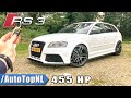 455HP Audi RS3 8P TVS Engineering REVIEW POV Test Drive on AUTOBAHN & ROAD by AutoTopNL