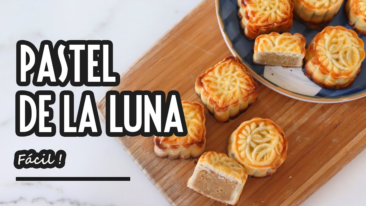 Pastel de Luna accesible Moon cake homemade chinese traditional