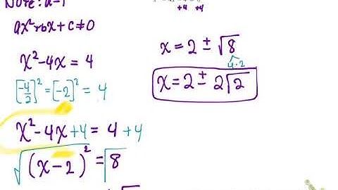 Section 12.2b Completing the Square