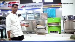 Pizza in 5 minutes in Middleby Marshall conveyor impingement oven by Chef Dheeraj