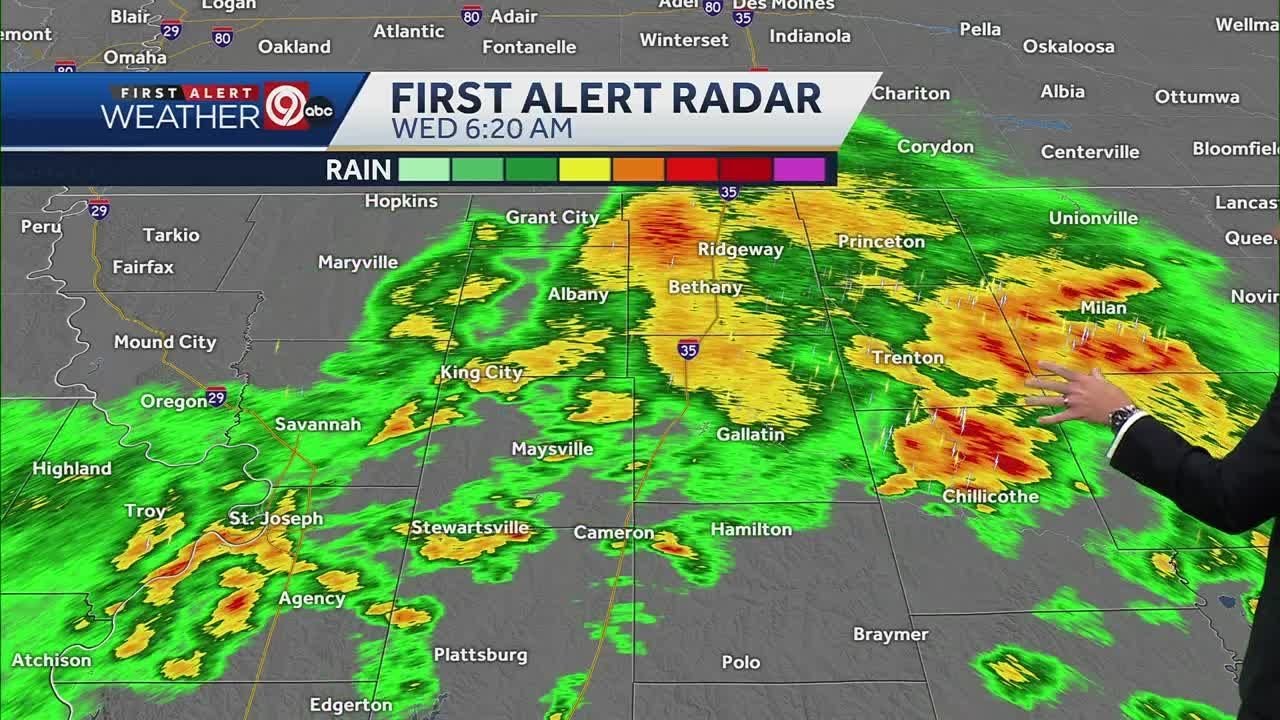 Two rounds of storms possible Wednesday - YouTube
