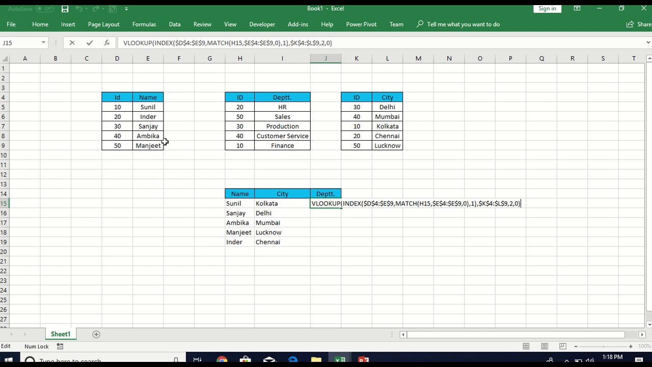 how-to-use-index-match-in-vlookup-vlookup-trick-youtube