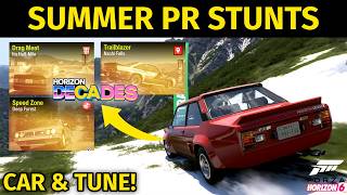 Forza Horizon 6 – Summer PR Stunts Guide (Best 1980's B Class Car & Tune)