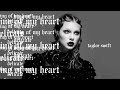 Taylor Swift - king of my heart/delicate (transition — visualizer)