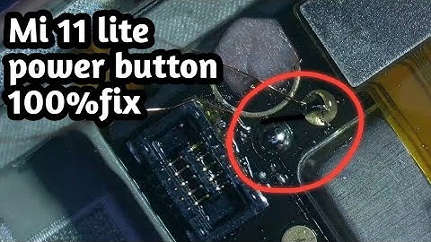 Xiaomi Mi 11 lite M2101K9AG Power key Not Working Solution| Mi 11  Power key Ways!make jumper।