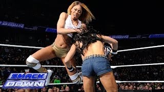 Cameron Vs. Aj Lee Smackdown, Jan. 24, 2014