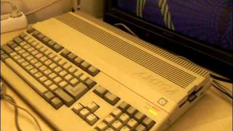 Amiga HxC Floppy Emulator on screen software file selector demo