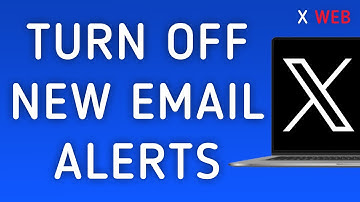 How To Turn Off New Email Notifications On X (Twitter) Web On PC (New Update)