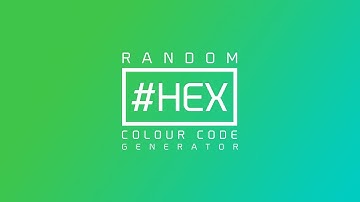 Random Hex Color Code Generator | HTML, CSS & JavaScript