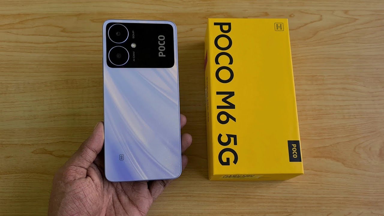 Poco M6 5G unboxing and gaming test MediaTak Dimensity 6100+ CPU , 50MP  camera 