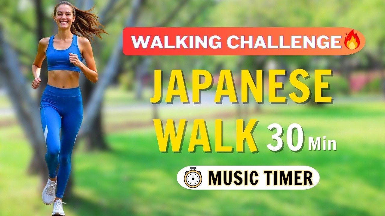 30 Min Japanese Walking Workout | Interval Walk to boost your Cardio